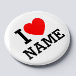 Herzname Magnet<br><div class="desc">Schreiben Sie Ihren gewünschten Namen oder Text in den Namensbereich.</div>