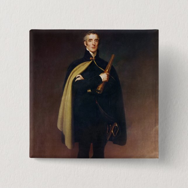 Herzog Arthur-Wellesley von Wellington Button (Vorderseite)