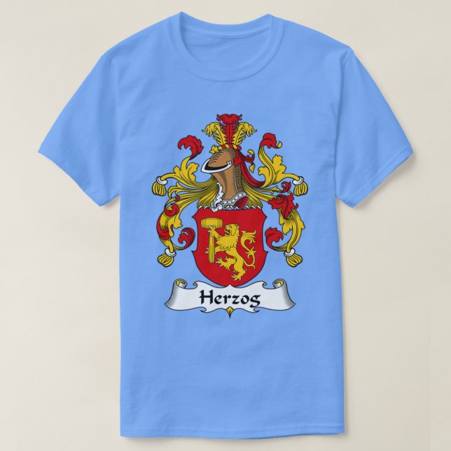 Herzog Coat of Arms Familienwappen T-Shirt (Design vorne)