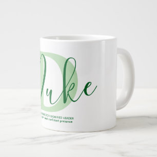 Herzog Name Bedeutung Monogramm Jumbo-Tasse