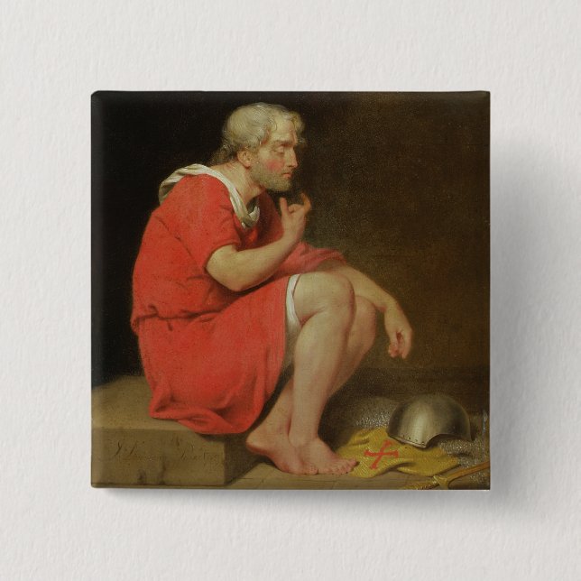 Herzog Robert-(c.1054-1134) von Normandie in Button (Vorderseite)