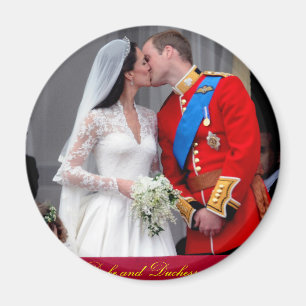 Herzog und Herzogin königlicher Hochzeit Magnet