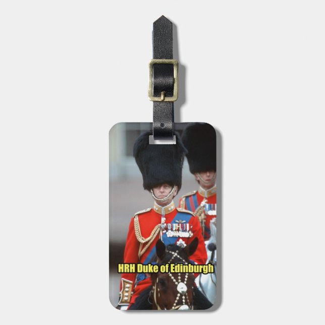 Herzog von Edinburgh Gepäckanhänger (Vorderseite vertikal)