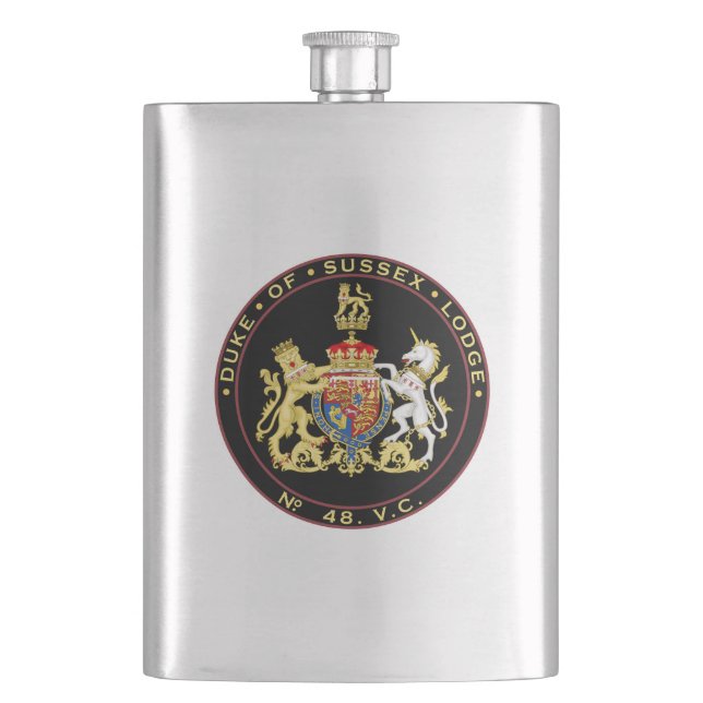 Herzog von Sussex No. 48 Lodge Flachmann (Vorderseite)