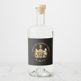 Herzog von Sussex Nr. 48 Alkoholflaschenetikett
