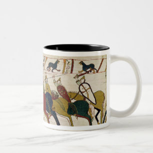 Herzog William Exhorts seine Truppen Zweifarbige Tasse