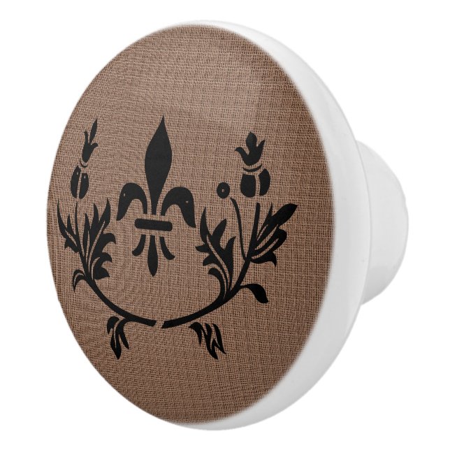 Herzogin Thistle Cabinet Knobs Keramikknauf (Rechts)