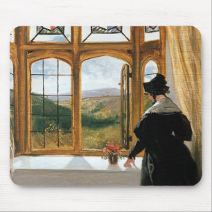 Herzogin von Abercorn schauend aus einem Fenster Mousepad