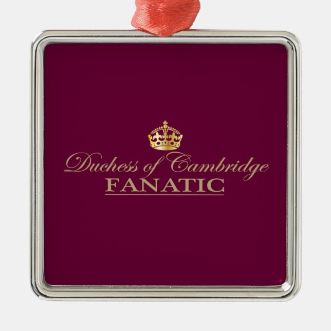 Herzogin von Cambridge Fanatic Ornament Aus Metall (Vorne)