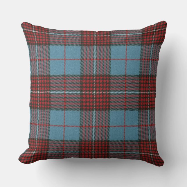 Herzogin von Kent Original Tartan Square Kissen (Vorderseite)