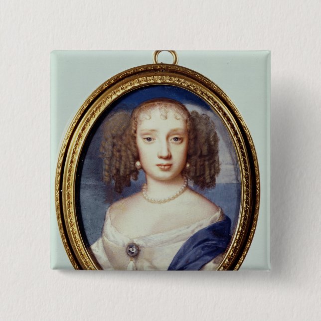 Herzogin von Orleans, c.1665 Button (Vorderseite)
