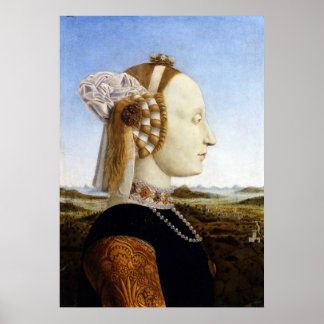 Herzogin von Urbino - Piero della Francesca - c147 Poster