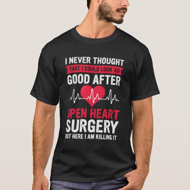 Herzpatientenoperation Funny R Operation T-Shirt (Vorderseite)