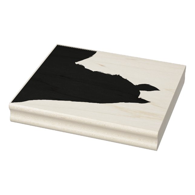 Herzpferde I (Silhouette) Gummistempel (Stempel)