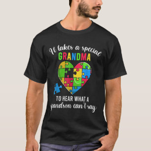 Herzpuzzle Shirt, Oma Autismus Bewusstsein T-Shirt