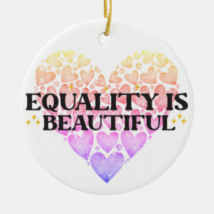 Herzqualität Keramik Ornament