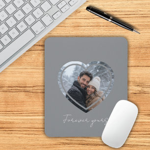 Herzrahmen benutzerdefiniertes Foto Mousepad