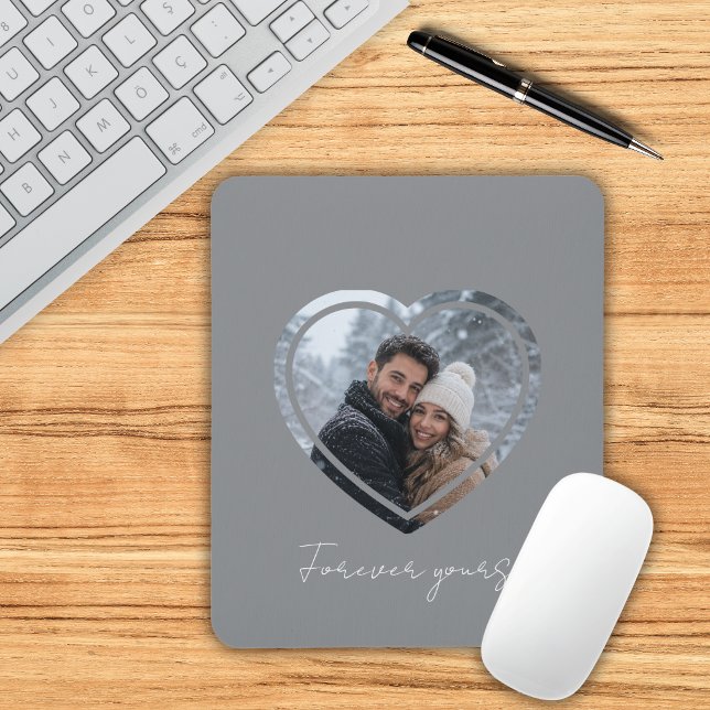 Herzrahmen benutzerdefiniertes Foto  Mousepad (Von Creator hochgeladen)