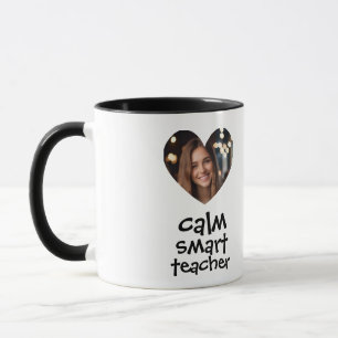 Herzrahmen individuelles Foto Lehrer Tasse