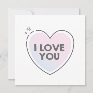Herzrahmen und ich liebe dich Text Einladung