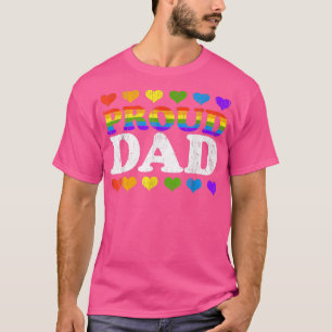 Herzrainbow Pride Monat LGBTQ stolzer Vater LGBT-S T-Shirt