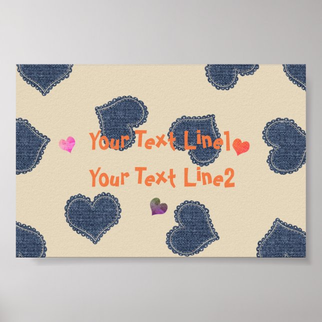 Herzrasen Kinder Printwerbung Poster (Vorne)