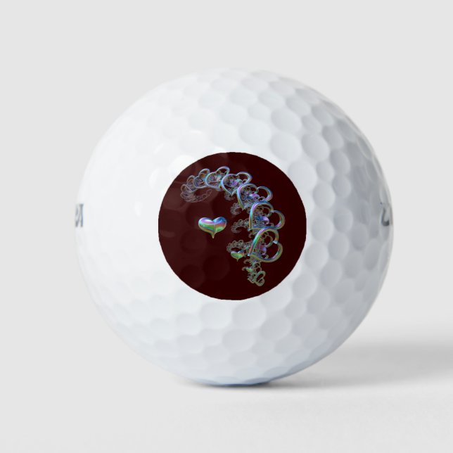 Herzrhythmus Golfball (Vorderseite)