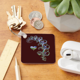 Herzrhythmus Schlüsselanhänger