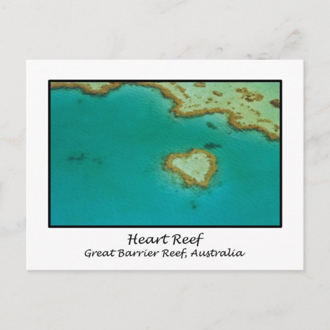 Herzriff, Great Barrier Reef, Australien Postkarte (Vorderseite)
