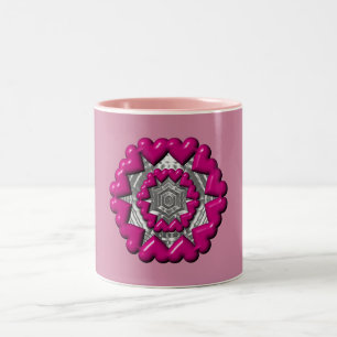 Herzring Valentine Zweifarbige Tasse