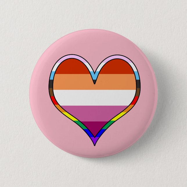 Herzschaltfläche für Lesben Button (Vorderseite)
