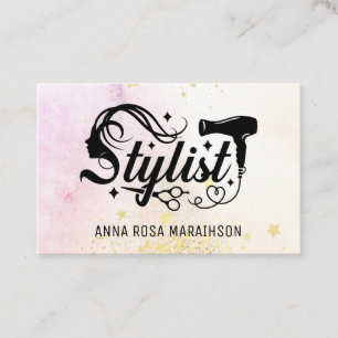 *~* Herzschere Herztrockner AP6 Glitzer Visitenkarte