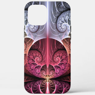 Herzschlag, abstrakte surreal fantastische Fraktal Case-Mate iPhone Hülle