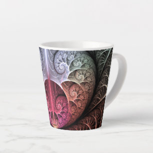 Herzschlag, abstrakte surreal fantastische Fraktal Milchtasse