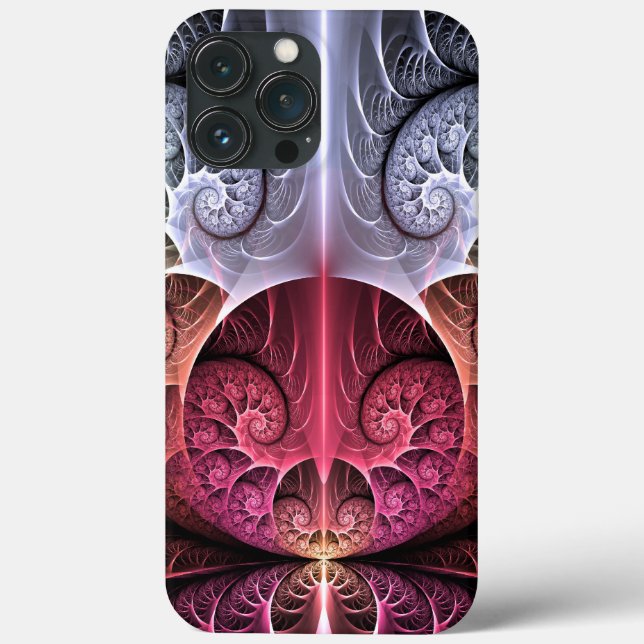 Herzschlag, Abstrakte surreale Fantasie Fraktal Ku Case-Mate iPhone Hülle (Rückseite)