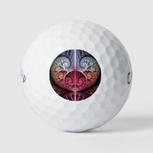 Herzschlag, Abstrakte surreale Fantasie Fraktal Ku Golfball