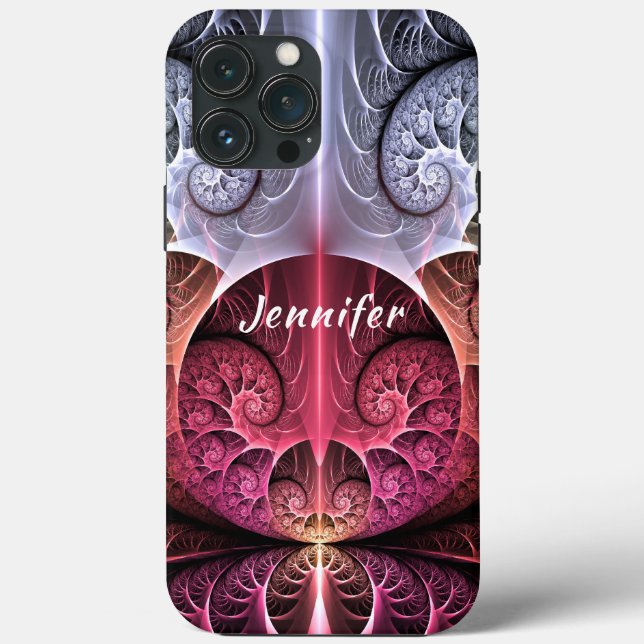 Herzschlag, Abstrakter surrealer Fantasiebezeichnu Case-Mate iPhone Hülle (Rückseite)