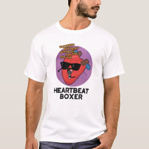 Herzschlag Boxer Lustige Musik Herz Wortspiel  T-Shirt