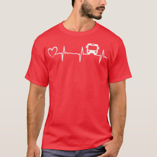 Herzschlag Busfahrer der Herzschlagschule T-Shirt