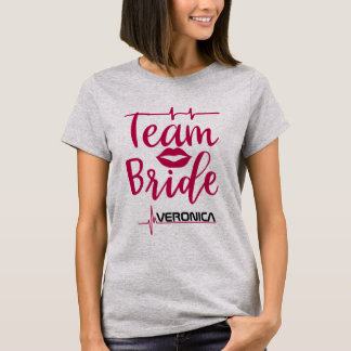 Herzschlag der Feier: Team Bride T - Shirt