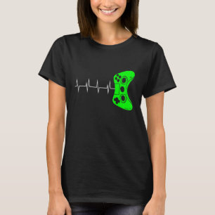 Herzschlag des Gamer-Videospiels T-Shirt