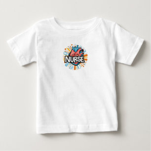Herzschlag einer Krankenschwester Baby T-shirt