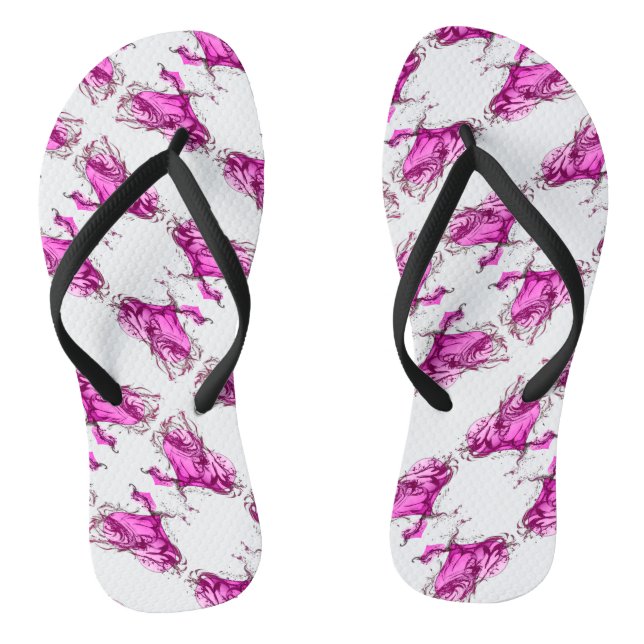 Herzschlag Flip Flops (Fußbett)