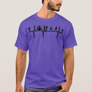 Herzschlag für Musikband Herzschlagfrequenz T-Shirt