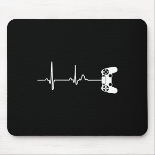 Herzschlag für Videospielspieler Mousepad