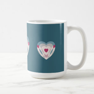 Herzschlag Kaffeetasse