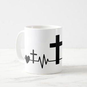 Herzschlag Kaffeetasse