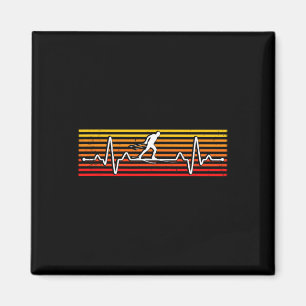 Herzschlag Langlauf Wintersportbiath Magnet