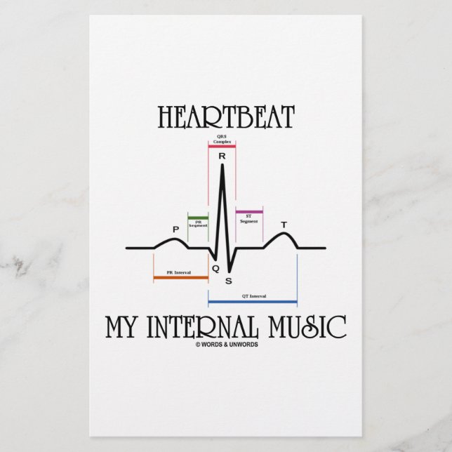 Herzschlag Meine interne Musik (EKG/EKG Heartbeat) (Vorderseite)
