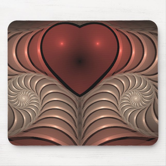 Herzschlag Mousepad (Vorne)